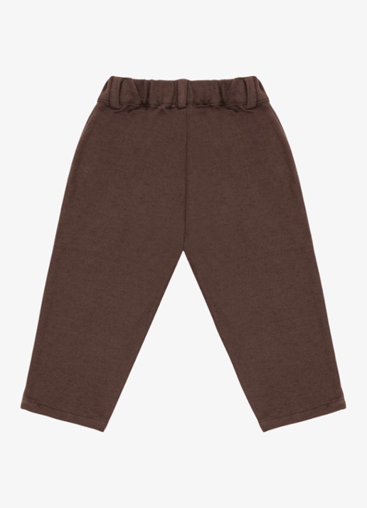 Donsje Amsterdam Gustaaf broek met steekzakken - achterkant 3 donkerbruin