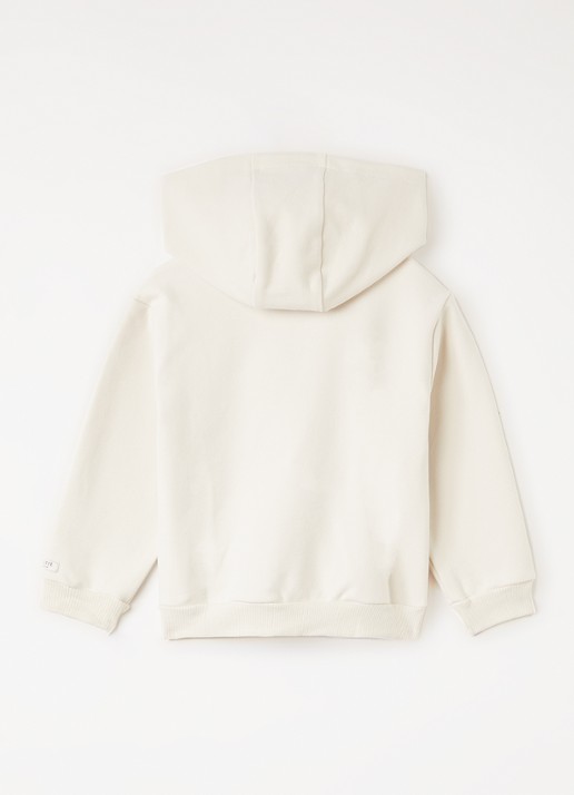 Donsje Amsterdam Herps hoodie met borduring - voorkant 3 beige