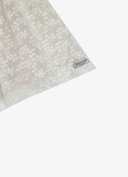 Donsje Amsterdam Ilea mini rok in katoenblend - detail 3 wit