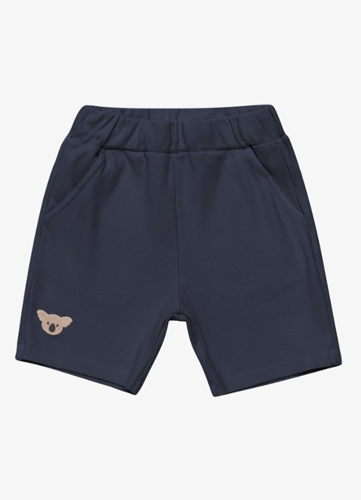 Donsje Amsterdam Ithri Koala straight fit korte joggingbroek van katoen
