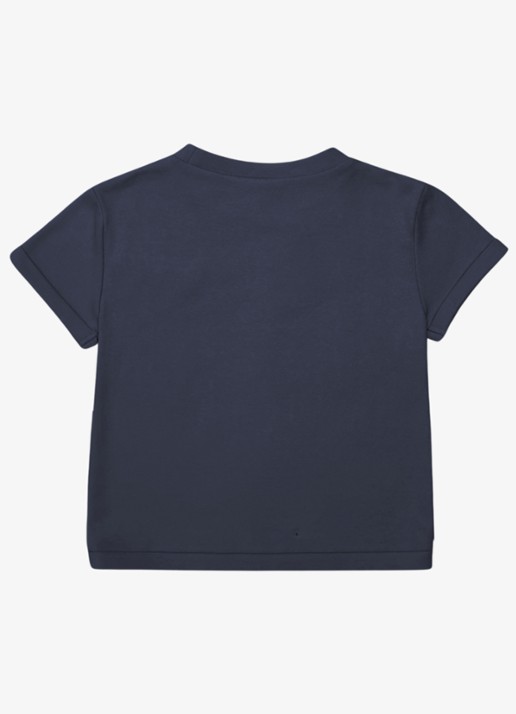 Donsje Amsterdam Jarne Koala t-shirt van katoen  - achterkant 6 donkerblauw