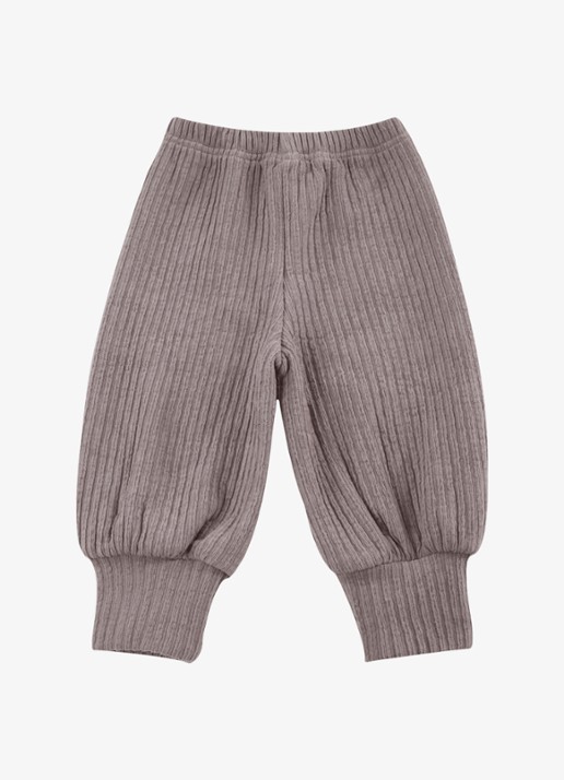 Donsje Amsterdam Jipie broek met ribstructuur - achterkant 5 grijs