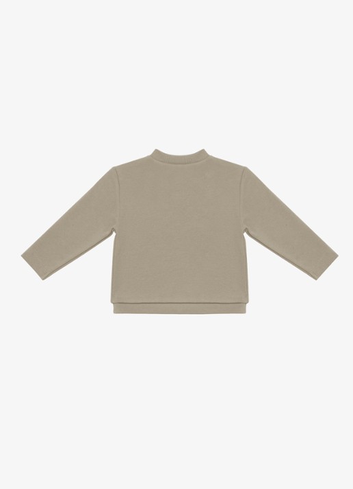 Donsje Amsterdam Jorijn sweater met borduring - achterkant beige