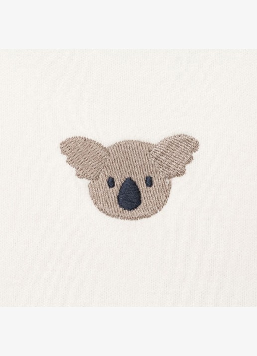 Donsje Amsterdam Jorijn sweater van katoen - detail 4 beige