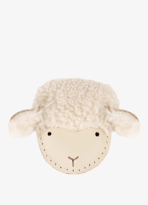 Donsje Amsterdam Josy Exclusive Hairclip | Lammy - voorkant 2 beige