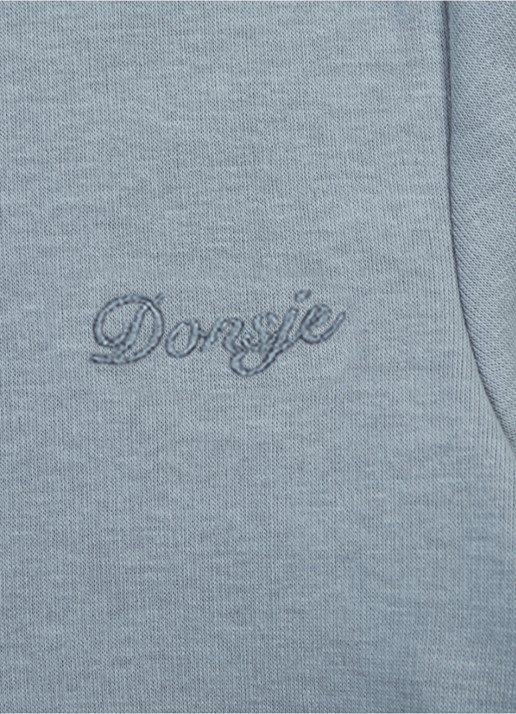 Donsje Amsterdam Jotte longsleeve met logoborduring - detail 2 blauw
