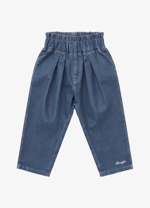 Donsje Amsterdam Juma tapered fit broek van denim
