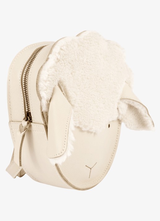 Donsje Amsterdam Kapi Exclusive Backpack | Lammy - detail 2 creme