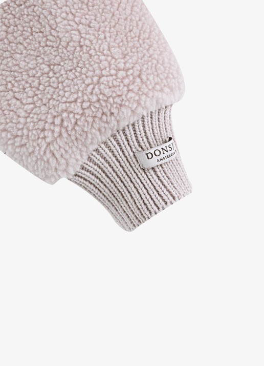 Donsje Amsterdam Karai vest van teddy - detail 5 roze