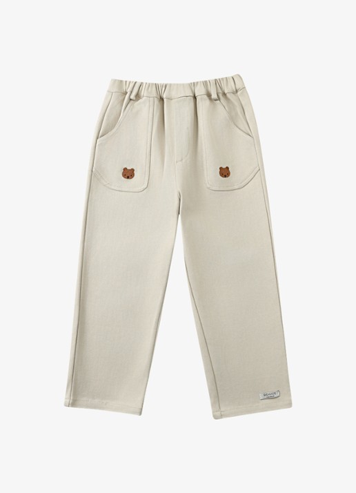 Donsje Amsterdam Kassim Trousers | Bear - voorkant 3 beige