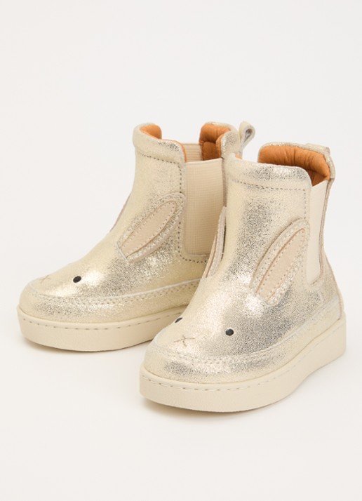 Donsje Amsterdam Kheera Boots | Bunny - voorkant 4 zilver