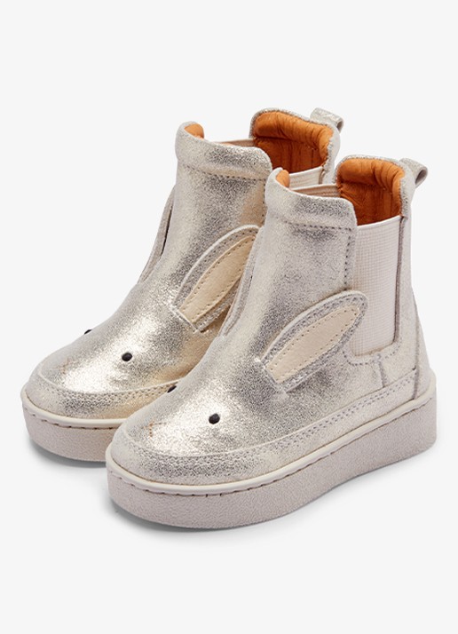 Donsje Amsterdam Kheera Boots | Bunny - voorkant 5 zilver