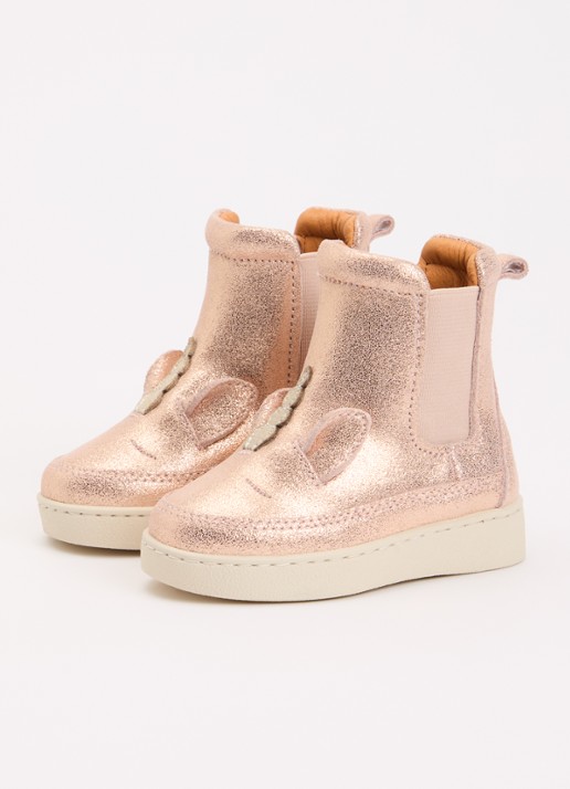 Donsje Amsterdam Kheera Boots | Unicorn - voorkant 2 roségoud