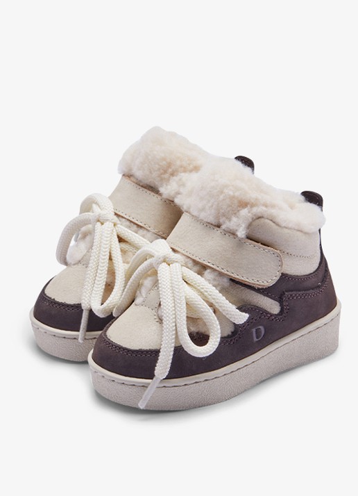 Donsje Amsterdam Kicco sneakers met bont