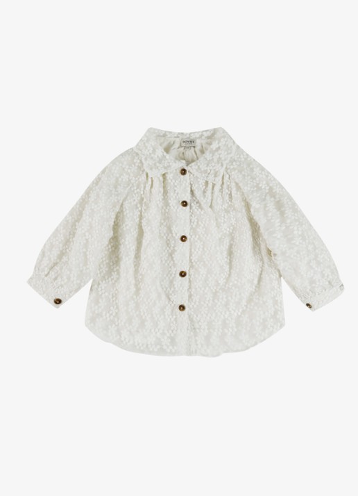 Donsje Amsterdam Mailien blouse met bloemborduring