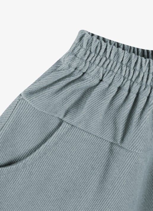 Donsje Amsterdam Mazena wide fit korte broek - detail 2 indigo