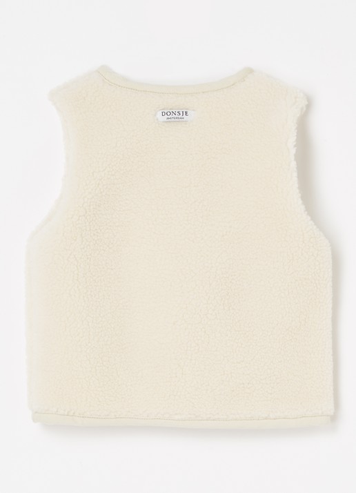 Donsje Amsterdam Monty Gilet - achterkant 5 gebroken wit