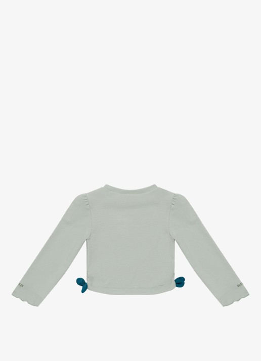 Donsje Amsterdam Nia zwemshirt met structuur - achterkant 4 mint