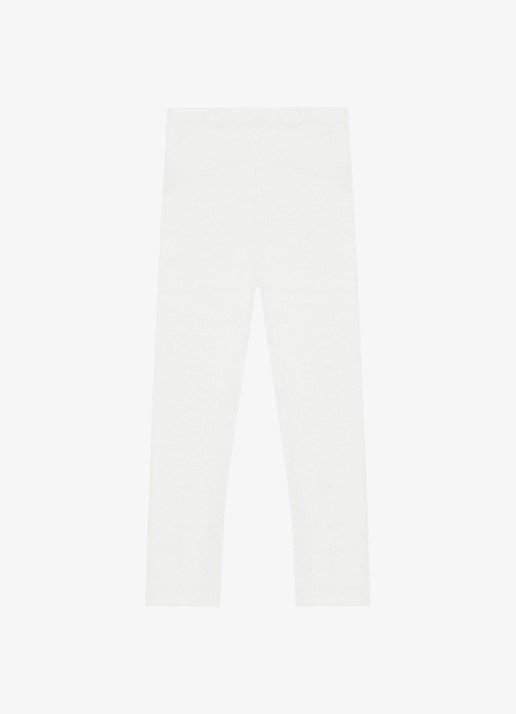 Donsje Amsterdam Nienja legging met logo - achterkant gebroken wit