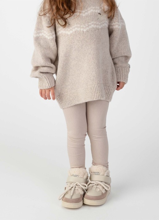 Donsje Amsterdam Nienja legging met logo - voorkant 2 lichtroze