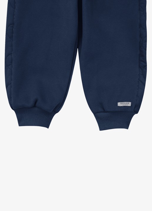 Donsje Amsterdam Noorien joggingbroek met logo - detail 2 blauw