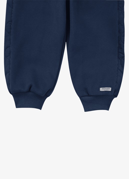 Donsje Amsterdam Noorien joggingbroek met logo - detail 4 blauw