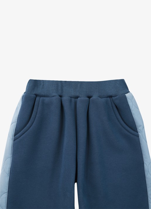 Donsje Amsterdam Noorien joggingbroek met steekzakken - detail royalblauw