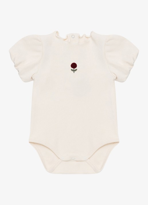 Donsje Amsterdam Nowie Rose romper met pofmouw
