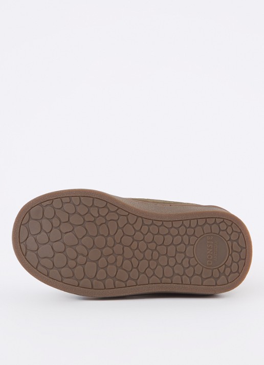Donsje Amsterdam Ojeh chelsea boot van nubuck  - detail 4 bronsgroen