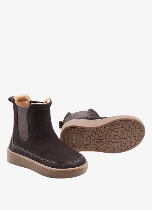 Donsje Amsterdam Ojeh chelsea boot van nubuck  - detail 8 donkerbruin