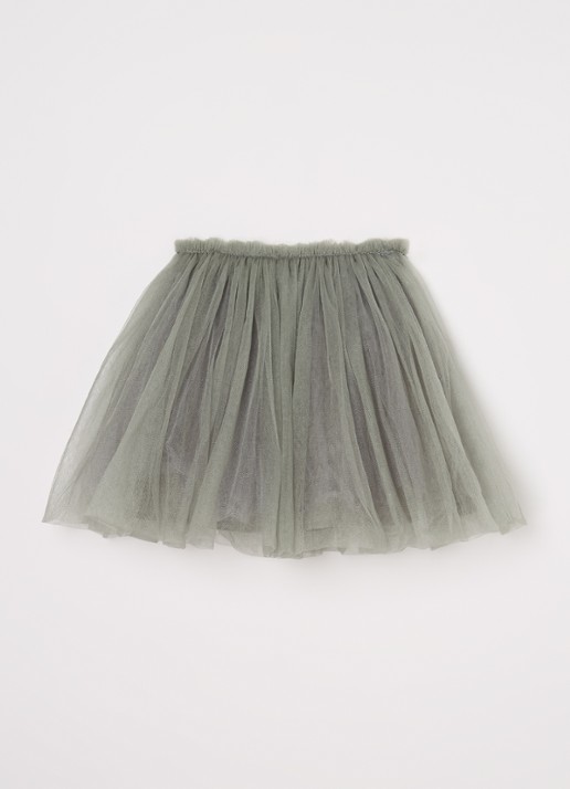 Donsje Amsterdam Pien Skirt - achterkant olijfgroen