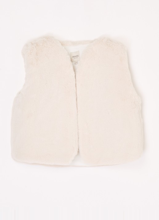 Donsje Amsterdam Pimmy Gilet - voorkant 3 creme
