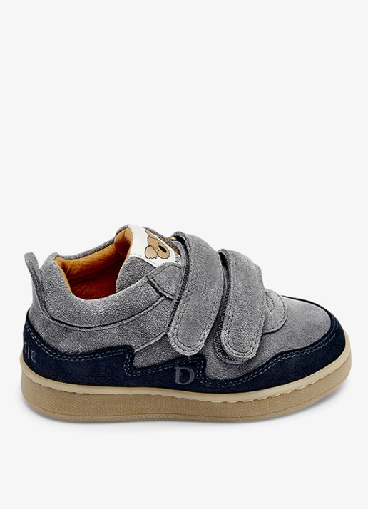Donsje Amsterdam Pivalo sneaker van leer - detail 4 lichtblauw