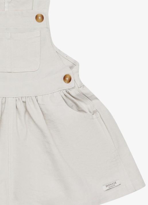 Donsje Amsterdam Plientje jumpsuit van katoen - detail 3 ivoor