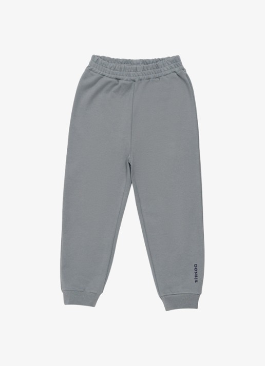 Donsje Amsterdam Remzie joggingbroek van katoen - detail lichtgrijs