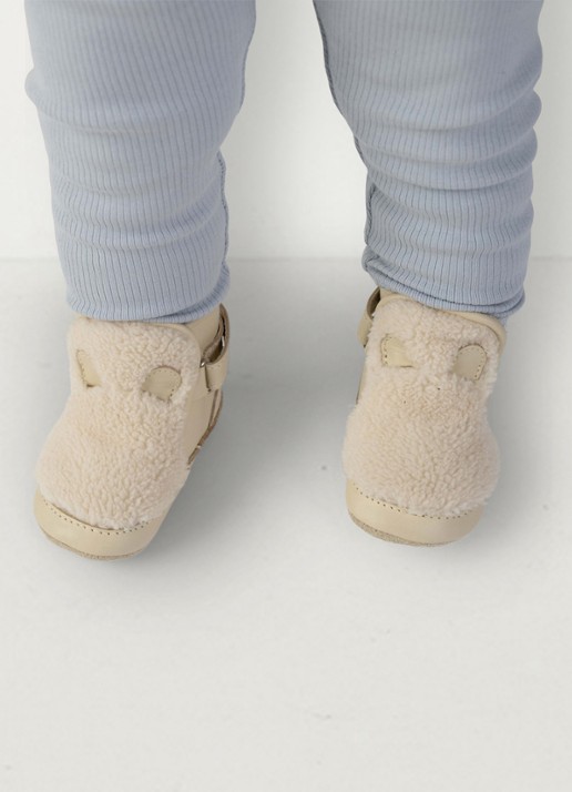 Donsje Amsterdam Richy Booties | Polar Bear - voorkant 2 creme