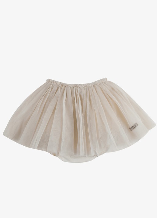 Donsje Amsterdam Rieta Skirt - voorkant 3 creme