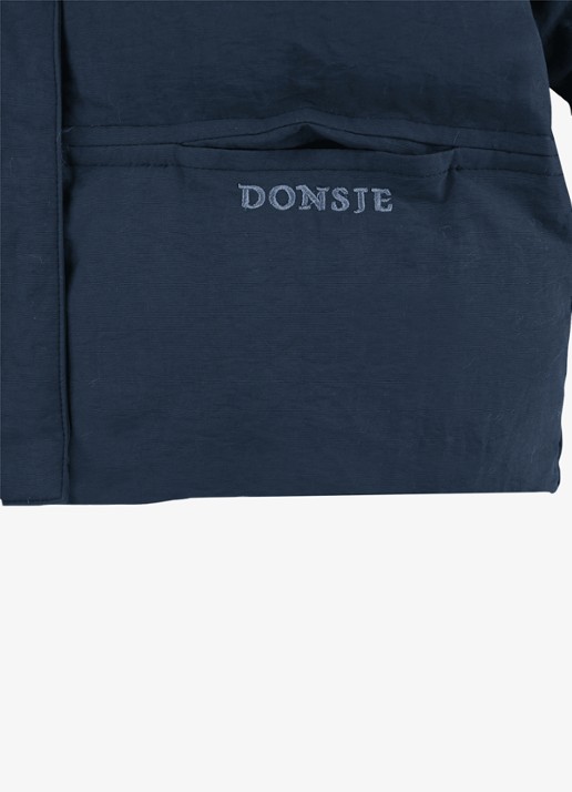 Donsje Amsterdam Salvalo Jacket - detail 2 donkerblauw