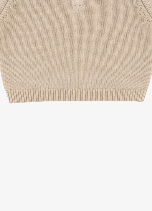 Donsje Amsterdam Sibbe Merino Wool Sweater | Unicorn - detail 4 gebroken wit