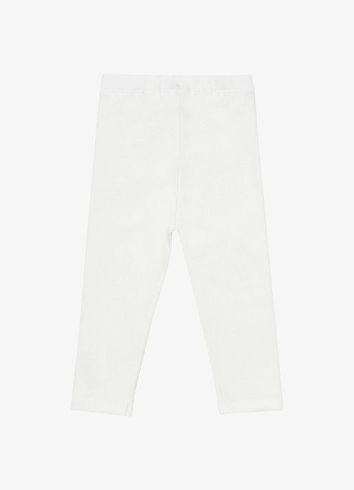 Donsje Amsterdam Soenie Lammy legging in katoenblend  - achterkant 6 gebroken wit