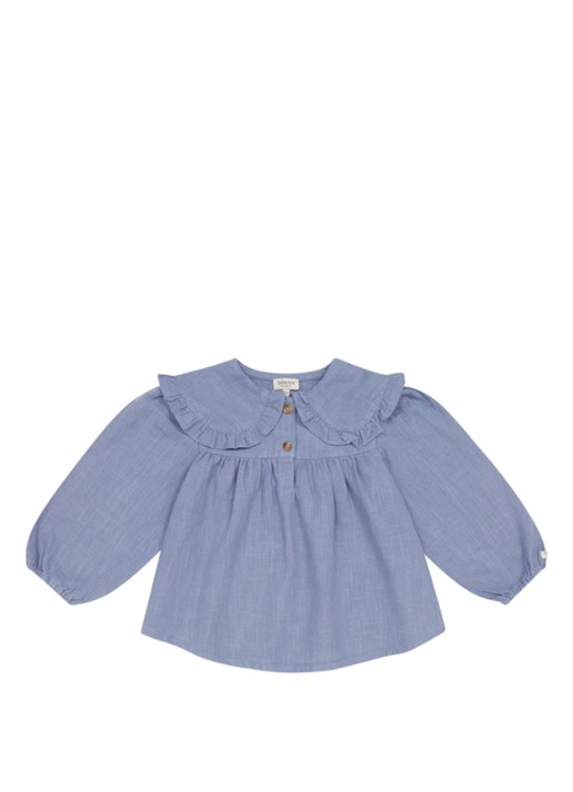 Donsje Amsterdam Thewa blouse in linnenblend