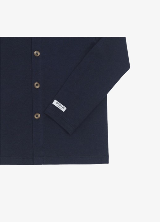 Donsje Amsterdam Touten Shirt - detail 4 donkerblauw