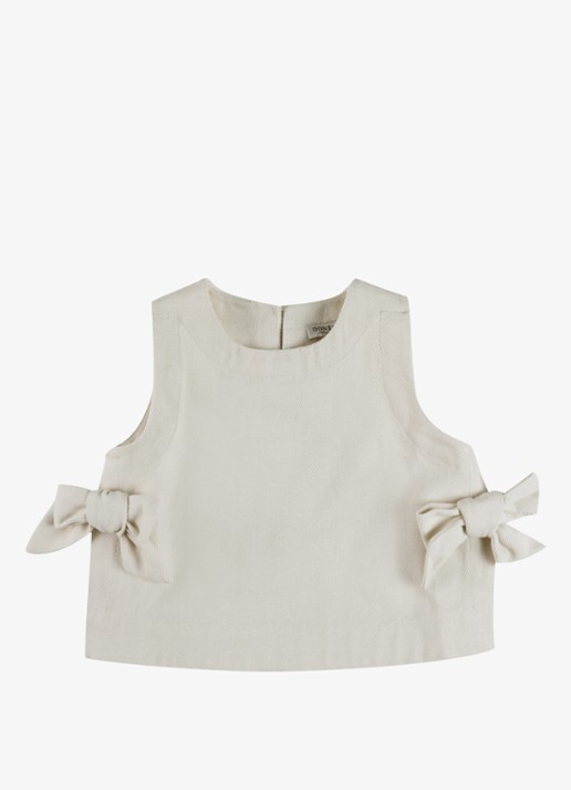 Donsje Amsterdam Veeri top met strikdetail