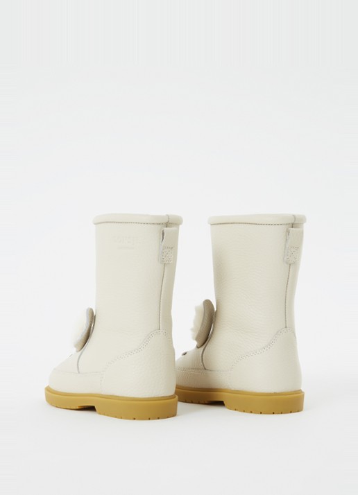 Donsje Amsterdam Wadudu Exclusive Boots | Rabbit - detail 2 gebroken wit