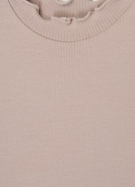 Donsje Amsterdam Wonsy Shirt - detail 2 donkerbeige