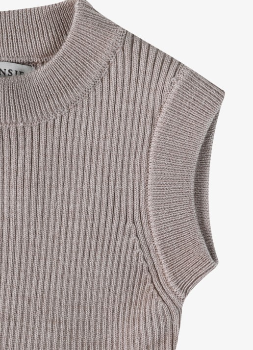 Donsje Amsterdam Xewa jurk - detail 4 beige