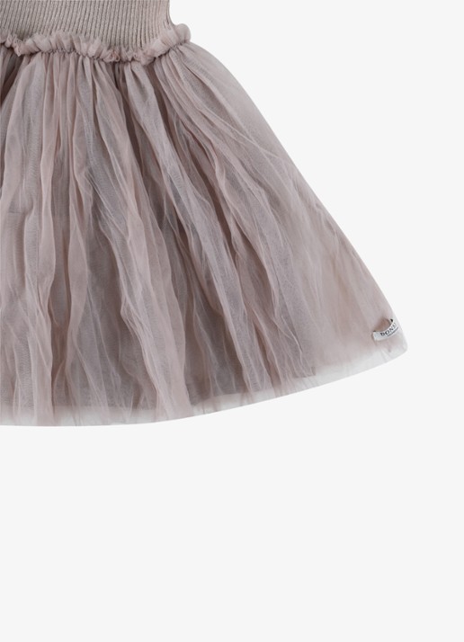 Donsje Amsterdam Xewa jurk - detail 5 beige