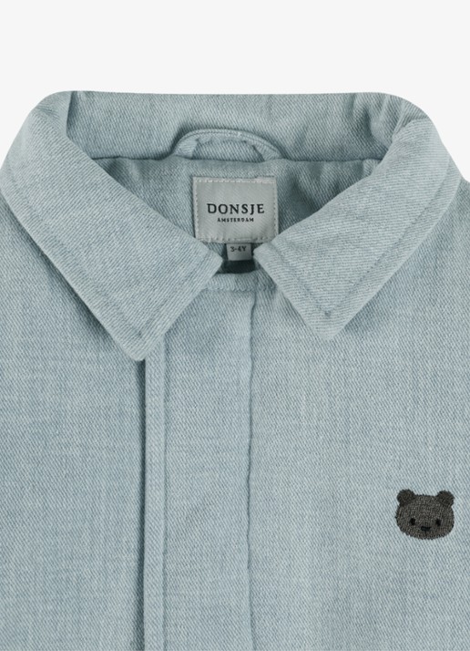 Donsje Amsterdam Zemmie baseball jack van katoen - detail 4 blauw