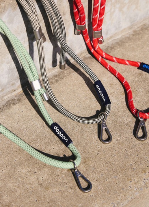Dopper Draagkoord voor waterfles / thermosfles - detail 3 lichtgroen