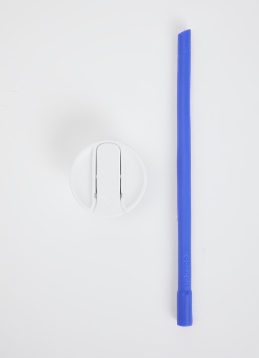 Dopper Flip Straw 24 cm - voorkant 2 wit